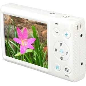 Digitale Camera, 4K 64MP Digitale Camera voor op Reis (WHITE)