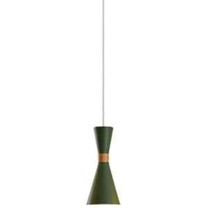 LANGDU Moderne eenvoudige metalen kroonluchter, boerderij-hanglamp in Scandinavische stijl, minimalistische plafondhanglamp, for keukeneiland, eetkamer, slaapkamer, hal, bar, woonkamer (Color : Green