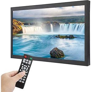 17,3 Inch Monitor, Metalen Full HD 1920x1080 400CD/mm² 1000:1 16:9 Breedbeeld TFT-scherm Ingebed/wandmontage Monitor, Ondersteuning voor VGA/HDMI Dual Input (EU-stekker)