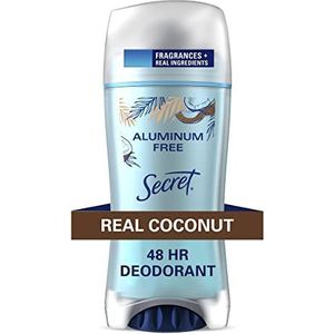 Secret Aluminum Free Deodorant voor dames, kokos, 60 g