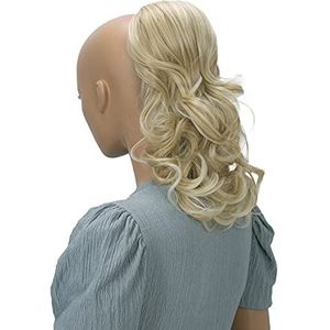 CAISHA 30cm Haarstukje Vlecht Paardenstaart Haarextensies Volumineus Golvend Lichtblond Mix PH217