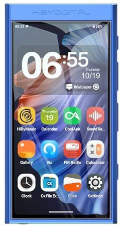 Hiby - M300 - Reproductor Hi-Res - Blauw - 4 inch - Android 13