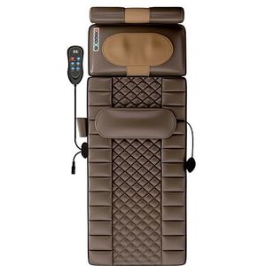 Full Body Massage Mat Met Warmte, Full Body Massage Bed Met Shiatsu Nekmassagekussen, Rugmassage Stoelkussen, For Nek- En Rugspierontspanning