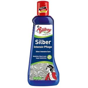 Poliboy - Silver Intensive Care - voor reiniging en verzorging van echt zilver, verzilverd en goud - met zwelling spons - Single - 200ml - Made in Germany