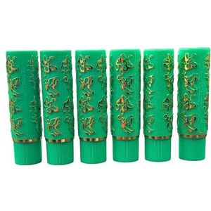 Magische lippenstift Hare Groen Origineel met gouden sticker 33 Taiwan-6 Pack Cladd +
