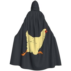 DURAGS Animal Farm-Chicken Run Modieuze Cosplay Kostuum Mantel - Unisex Vampier Cape Voor Halloween & Rollenspel Evenementen