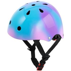 DINILEMU Kinderfietshelm Kleurverloop Peuter Jeugd Helm voor Kinderen Leeftijd 3-5 5-8-14 Meisjes Jongens Peuter Skateboard Helm Beschermende Kleding voor Sport Fiets Rolschaatsen Scooter