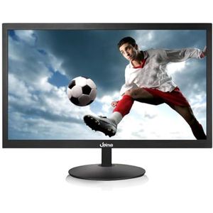 Upinva 22 inch CCTV multifunctioneel display ondersteunt PC HDMI BNC VGA AV USB-ingangsinterface 1920 x 1080 Full HD-scherm met geïntegreerde luidspreker LCD-display
