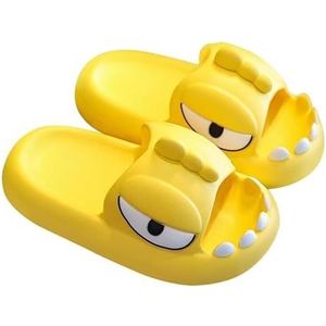 Zomer Sandalen Kinderen Jongens Meisjes Cartoon Dinosaurus Klompen Schoenen-Kids Tuin Klompen Cartoon Zomer Sandalen Slipper Buiten Zomer Strand Zwembad Slipper Groen, Geel, 2-2.5 Big Kid