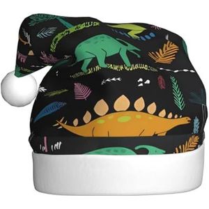 MYGANN Dinosaurus Palmblad Unisex Kerst Hoed Voor Thema Party Kerst Nieuwjaar Decoratie Kostuum Accessoire