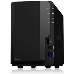 Synology DS218 4TB (2 x 2TB WD ROT) 2 Bay Desktop NAS-eenheid