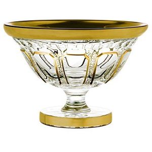 ARNSTADT KRISTALL schaal kristalglas antiek (23 cm)