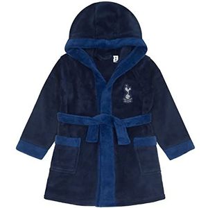 Tottenham Hotspur FC babybadjas met fleecevoering en capuchon, officieel product, Donkerblauw, 6-12 maanden