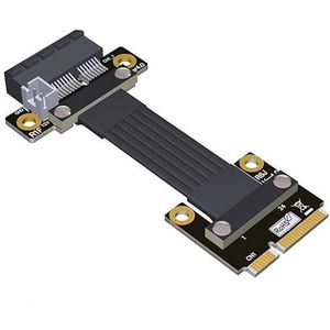 Allowish Mini Pcie naar PCIE X1 Draadloze Netwerkkaart Adapter Verlengkabel Pcie4.0 (50cm)