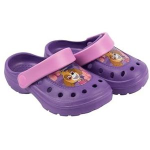 Paw Patrol klompen voor meisjes - Skye kinder sandalen muiltjes tuinschoenen antislip paars (Paars, EU-schoenmaatsysteem, peuter, numeriek (van/tot), M, 24, 25)