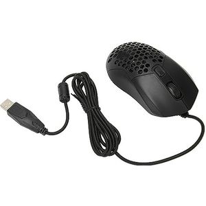 Bedrade Muis, Computermuis 1,2 M Plug-and-play-kabelsnoer voor Het Hele Gezin (Zwart)