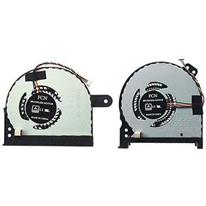 LMNCBVYA FCQLR Laptop Cooling Fan for Thunderobot 15.6 TR 911 Targa T6A T6B T6C B5Ta FX504 - GPU & CPU Cooler Replacement (2-Pack)