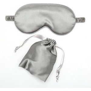 Zijde slaapmasker, Zijden slaapmaskers for de ogen 1 STUKS Imitatiezijde slaapmasker met gewatteerde oogbescherming(Gy)