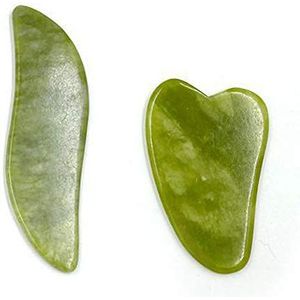2 Stuks Set Gua Sha Schrapen Massage Gereedschap Kit Spierpijn en Verbetering Mobiliteit en Acupunctuur Therapie