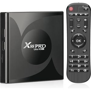 X88 Pro Android TV Box - 4GB/32GB RK3528 Quad-Core Cortex-A53 Smart Multimedia Speler - 8K WiFi 6 with Android 13.0