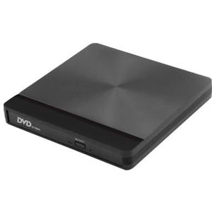 Externe Optische Drive USB 3.0 Dvd-brander Mobiele Computer CD-branderspeler Gebruiksvriendelijk(Black)