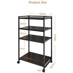 4-laags Mediastandaard, Audio-/videostandaard, Cd-spelerstandaard, Stereocomponenten-opbergkast For Entertainment, Stereocomponenten For Thuis/kantoor/theater