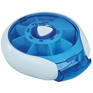 Aidapt VM930E pillendoos voor 7 dagen, blauw