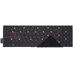 RU-toetsenbord voor G3 3590 3579 3779 3593 G5 5500 5565 5567 5570 5590 5587 5575 5770 5775 G7 7588 7570 7580 7587 7566 7778(RU Red Backlight)