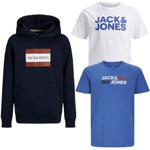 JACK & JONES Junior Kinderhoodie met capuchon voor kinderen, sweatshirt met capuchon, Pakket #06, 164 cm
