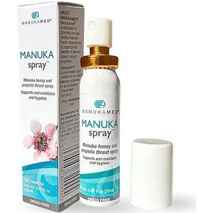 ManukaMed MANUKAspray MGO 400+ Manuka Honing Spray Mondspray met Manuka Honing en Propolis (20 ml)