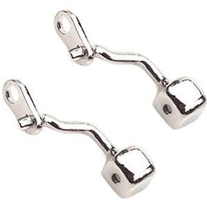 Neuskussentje Houder ， Neuspadhouder, vervangende metalen neuspadhouder, neusbrug, 1 paar metalen vervangende neuspads for brillen