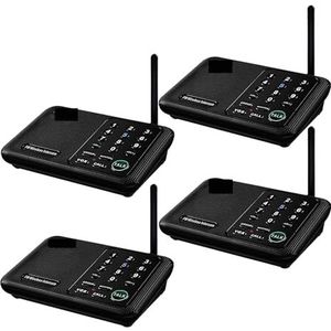 Walkie-talkie, 10-kanaals draadloos thuisintercomsysteem for huisbedrijfskantoren 1 mijl lange afstand kamer tot kamer communiceren