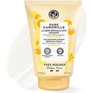 Yves Rocher - Pure Camomille kalmerende make-up remover, gevoelige huid, parfumvrij, 125 ml