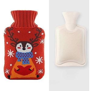 DieffematicRSD Warmwaterkruik Water 1000 ml Heet waterfles rubber warm waterfles NUANSHOU (Color : B)