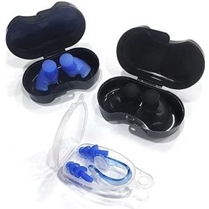 3 paar siliconen zwemmen oordopjes zwemmen oordopjes volwassenen waterdicht herbruikbare zachte siliconen oordopjes oorbescherming voor douchen zwemmen surfen snorkelen en andere watersporten