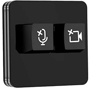 ANLINKSHINE USB-mute-knop compatibel met Zoom Mechanische Toetsenbord Mute Controller (Windows-System)