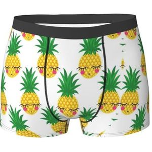 Boxer Slips Ananas1 Print Taille Ondergoed Kleurrijke Mens Boxer Shorts Grappige Boxer Ondergoed Shorts Voor Man, Gift, Man, Ondergoed 227, XL