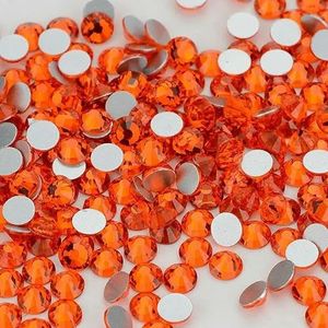 SS6-SS20 1440 stuks kristal non-hotfix strass steentjes flatback glitter steentjes nail art decoraties diy accessoires-oranje-SS16 (3,8-4,0 mm)-1440 stuks