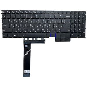 US RU Italiaans Oekraïens toetsenbord RGB-achtergrondverlichting voor Lenovo voor Legion voor Pro 5-16ACH6 16ITH6H 16IAH7H 16ARH7 PT5CYXBG PH5CYXBG-4T(UA Single Light)