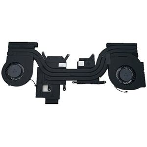 Laptop koelventilator & koellichaam Voor For DELL Alienware 13 R3 Zwart