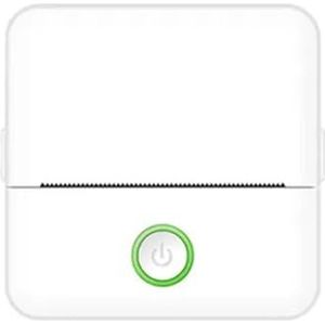 Mini HD Draagbare Label Thermische Printer Endurance Bluetooth-printer For Studentenfout Titel Opmerking Verkeerde Zak Inktloos Afdrukken Draagbare Printer(White)