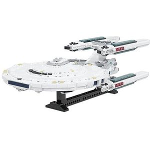 MERK MOC-152982 vliegtuigdrager, ruimteschip bouwstenen, 2047 delen, klembouwstenen, techniek, sterrenvernietiger, bouwset, compatibel met Lego, exclusieve Custom Sci-Fi slachtschip speelgoed