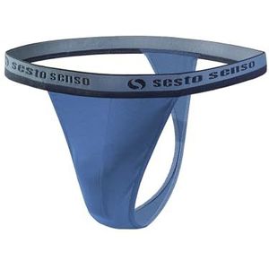 Sesto Senso Heren Gstring Ondergoed 1 Pack Katoen Sexy Thong Panties XL Jeans