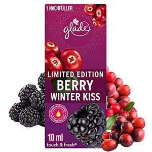 Glade Touch & Fresh (Brise One Touch) navulling, luchtverfrisser minispray, Berry Winter Kiss, per stuk verpakt (10 ml)