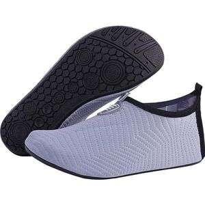 Waterschoenen for dames en heren, instappers for blote voeten, aqua yogasokken for zwemmen, zwembad, strand, surfen, rivier(15,S-1 pair)