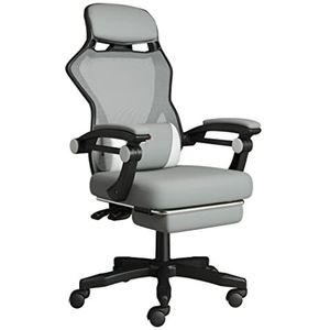 Executive Computer Draaistoel Fauteuil Stoel Gaming Stoel Hoge Rug Bureaustoel Met Hoofdsteun Voetsteun (Color : B)