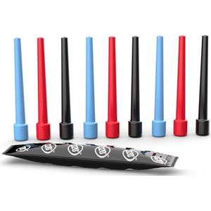 320º 100Pcs Waterpijp Tips Wegwerp Shisha Waterpijp Mond Tips Plastic Waterpijp Accessoires Individuele Verpakt Multi-Color Food Grade Mond Tips