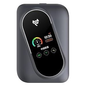 Flymodem MF07 4G LTE Draagbare Mifi met HD LCD-scherm voor realtime internetinformatie, compacte WiFi-router tot 10 gebruikers, Lange batterijduur, 1 jaar garantie