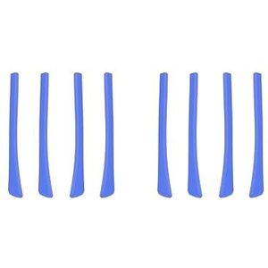 2 Set van 4 Stuks Brillen Bril Oorsokken Oor Tips Zachte Siliconen Gemakkelijk Installeren Blauw, 6,9 x 0,7 cm
