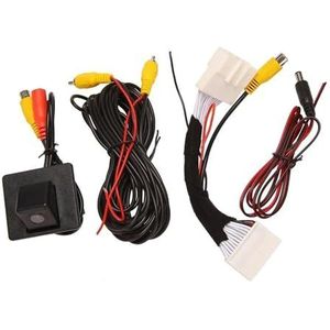 Achteruitrijcamera's auto Achteruitrijcamera Backup Achteruit Inparkeren Camera Conversie Kabel 28 Pin Adapter Kit Voor Mazda 2 Sedan Voor Demio DJ 2015-2020 Parkeercamera